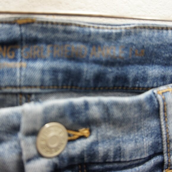 Chicos so slimming girlfriend ankle distressed jeans size 1.5 - Picture 3 of 4